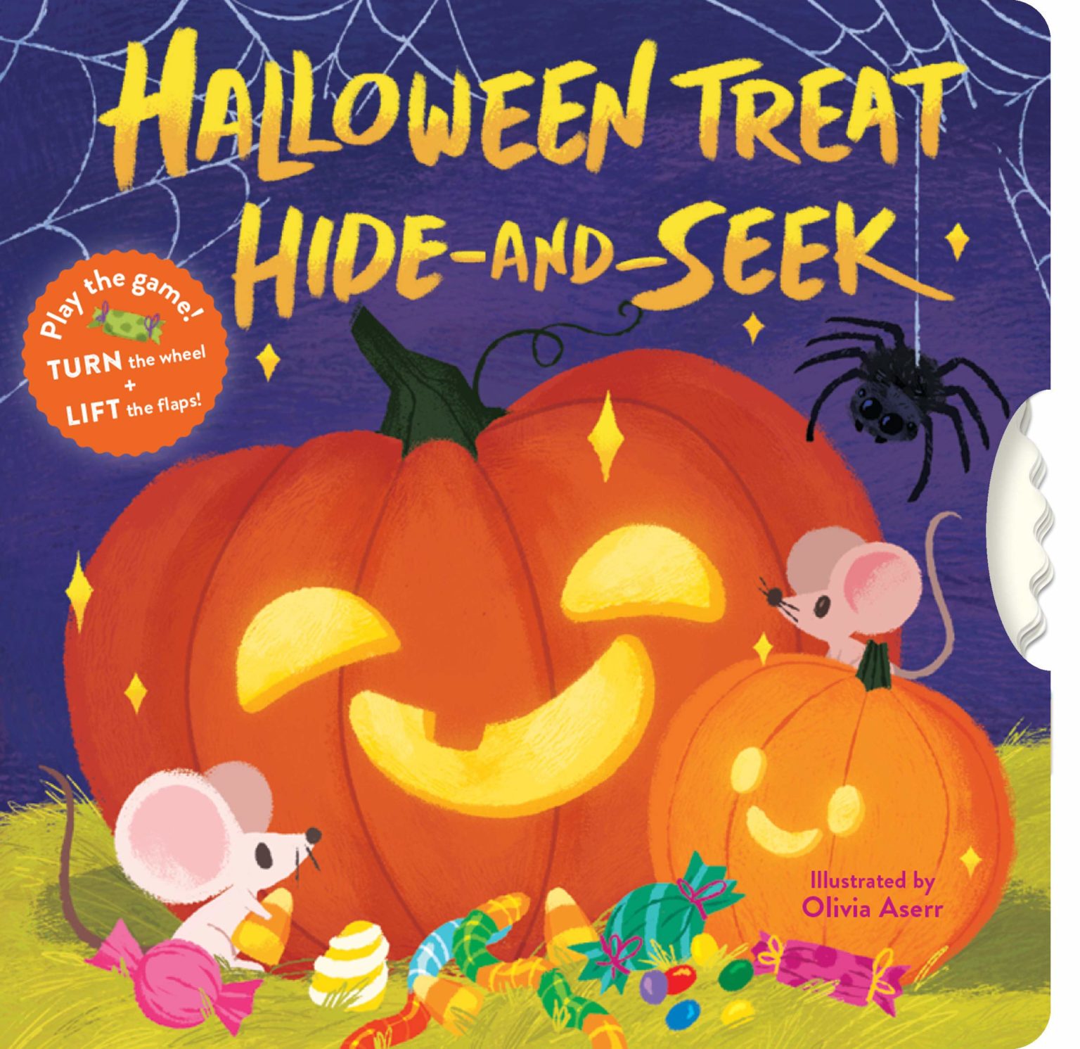 Halloween Treat Hide and Seek Feather Flores